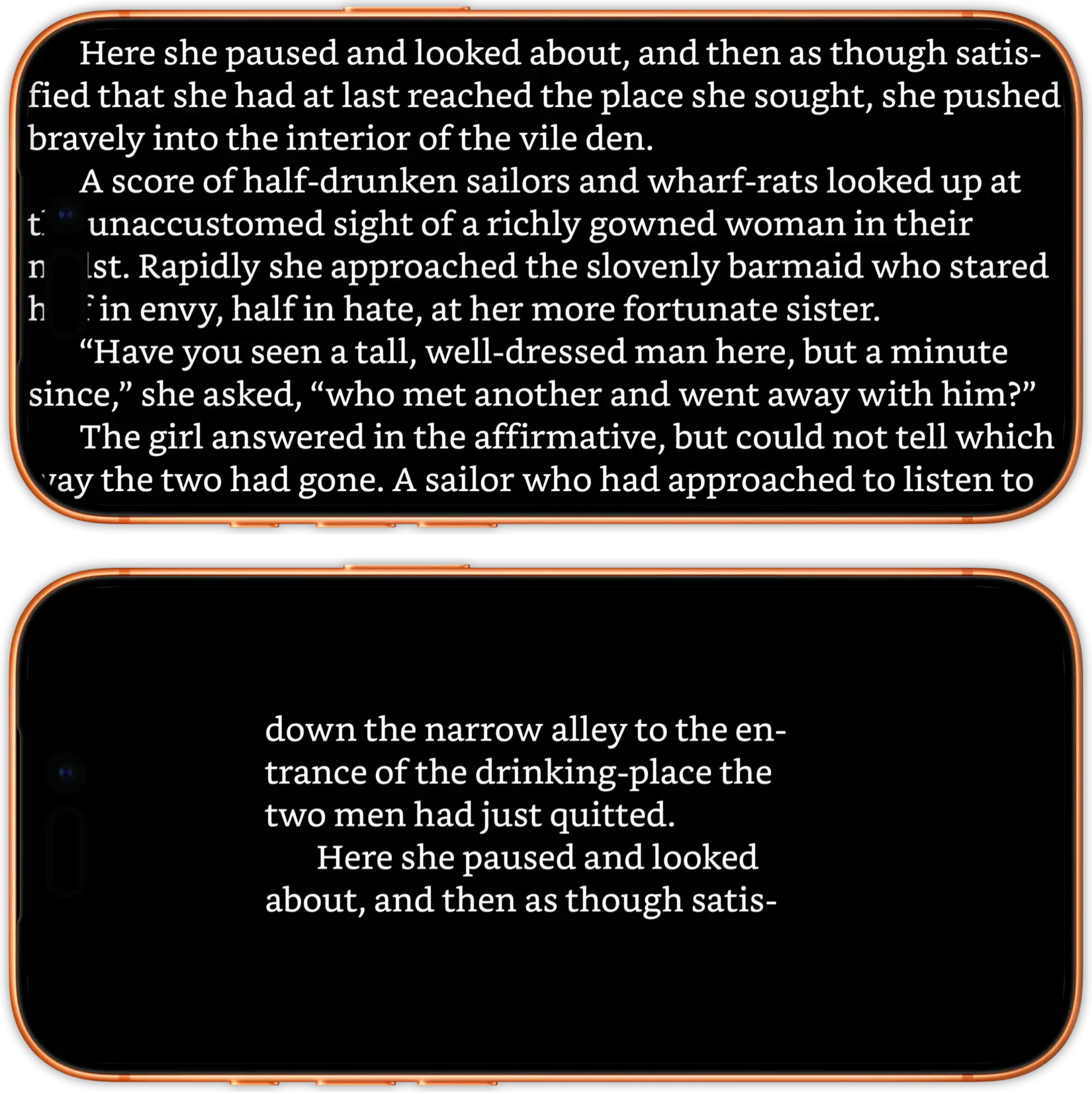 Edge to Edge Reading