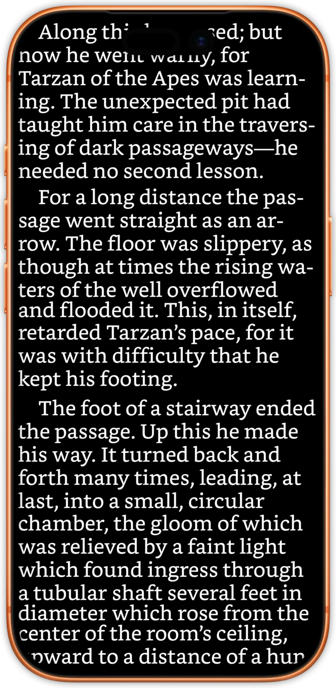 Edge-to-Edge Reading