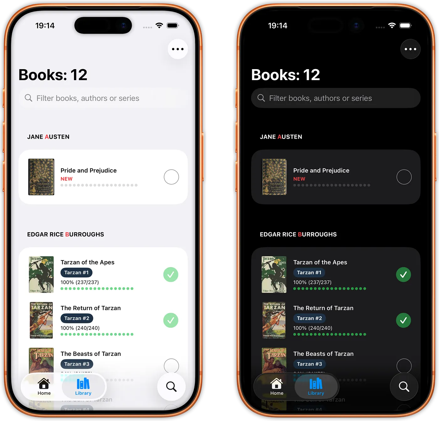 Selecting the icloud folder, where all the books and fonts are located.