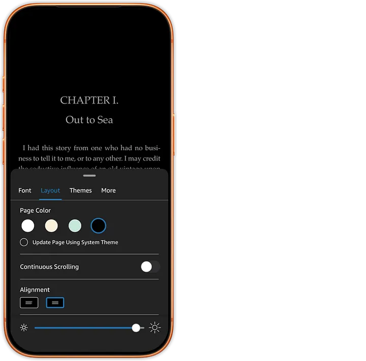 Kindle: third level of depth