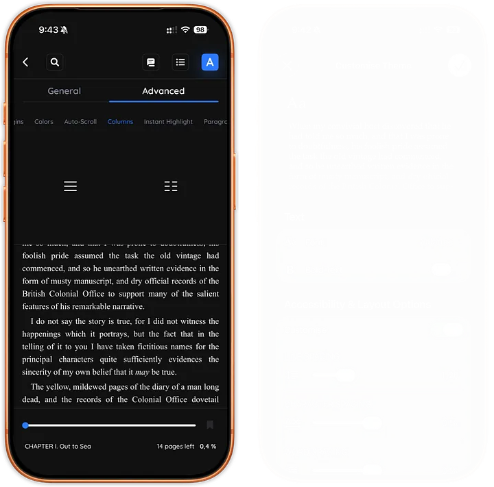 Book Fusion: third level of depth